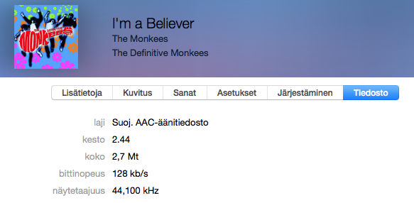 iTunes Match ja DRM