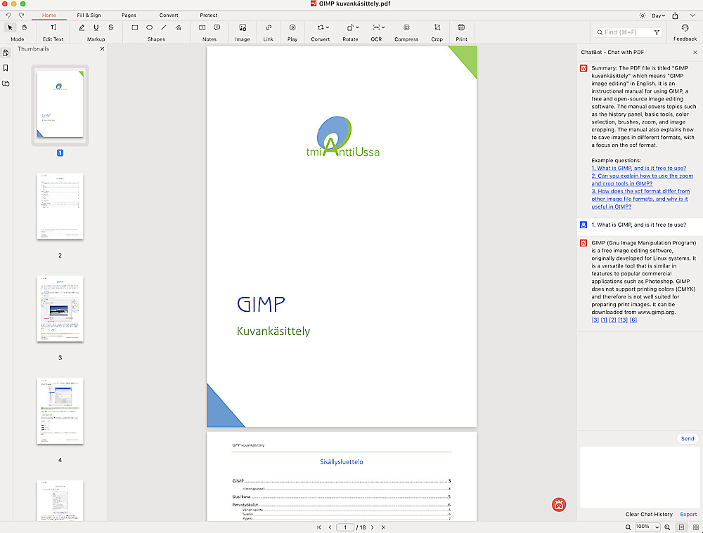 PDFGear – kevyeen PDF-muokkaukseen