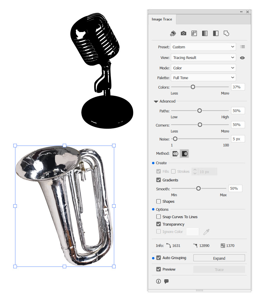 Uusittu Illustrator 1 Käyttäjän opas